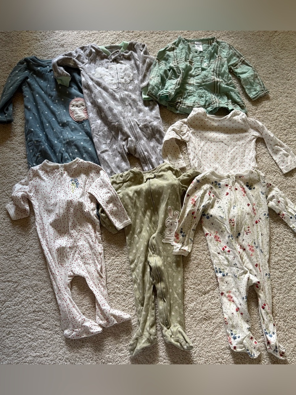 9m Baby Girl Sleeper Bundle